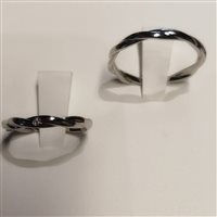 Anneau Polello Femme PETALO D'AMORE in Platine Diamante F3184DPT